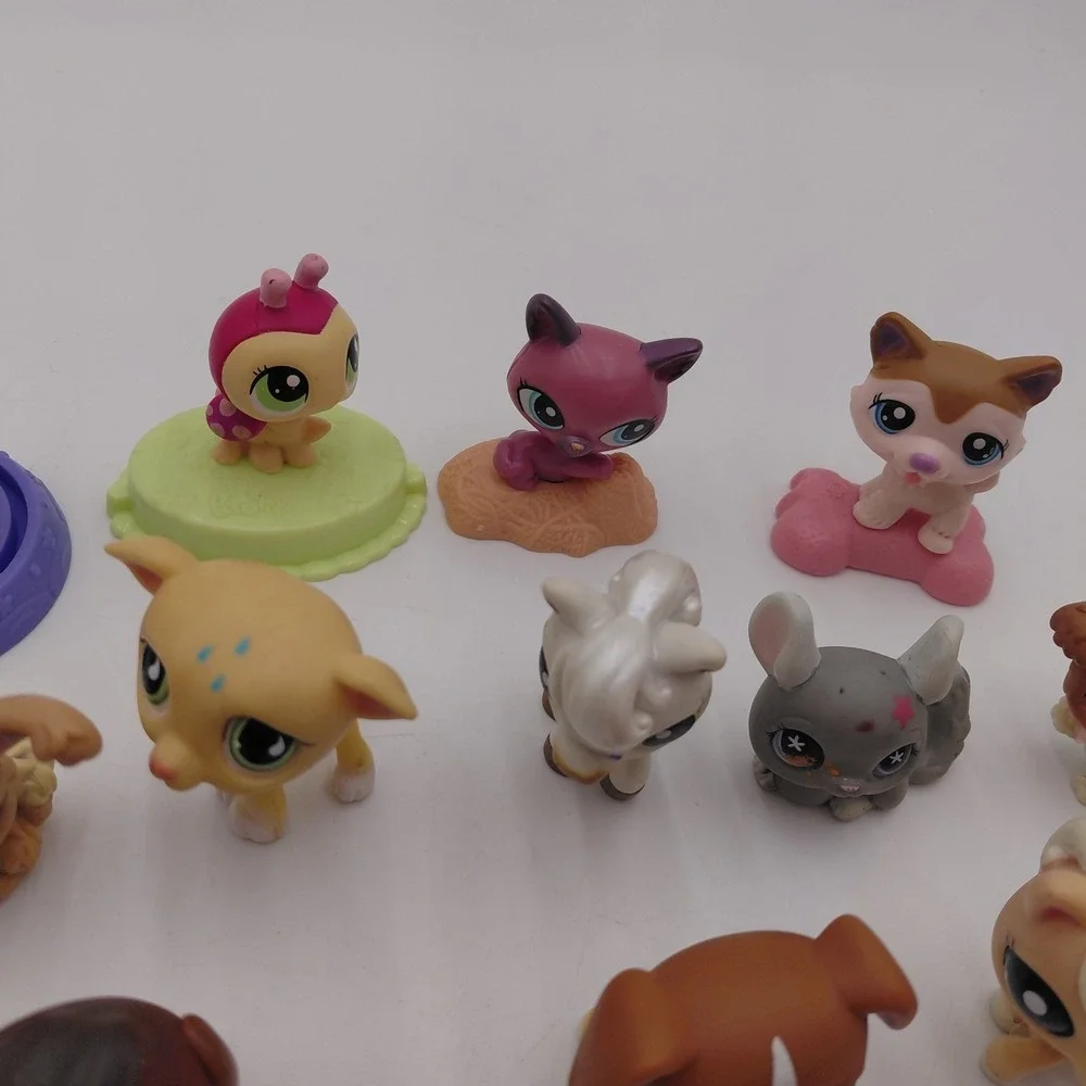 Littlest Pet Shop LPS Lot 20 Authentic Toys Y2K Figures Animals 2004 & Up